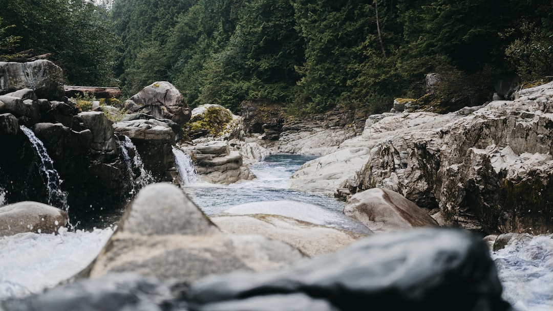 River Stream running through rocks